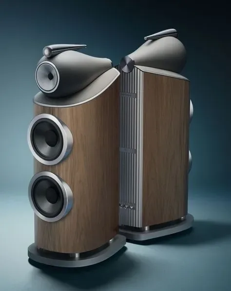 Bowers & Wilkins 801D5 Licht Walnoot