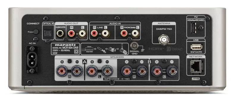 Marantz MCR 60n DAB champagne goud