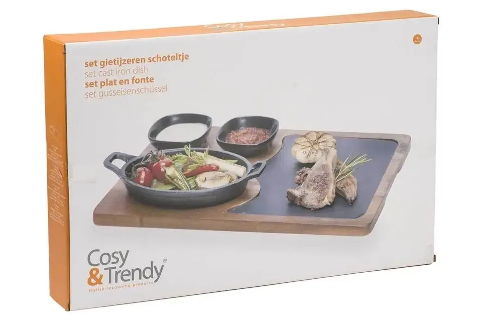 Art oms GRILLPAN SET4 DLG 38,5X25XH1,5CM