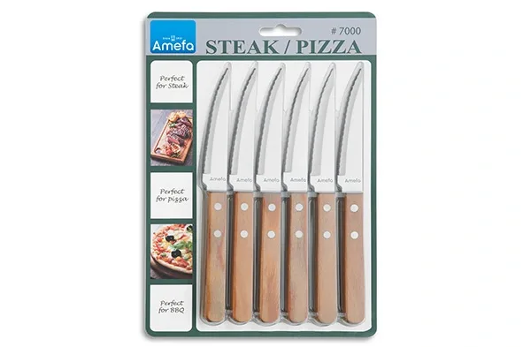 STEAK PIZZA STEAKMES SET6