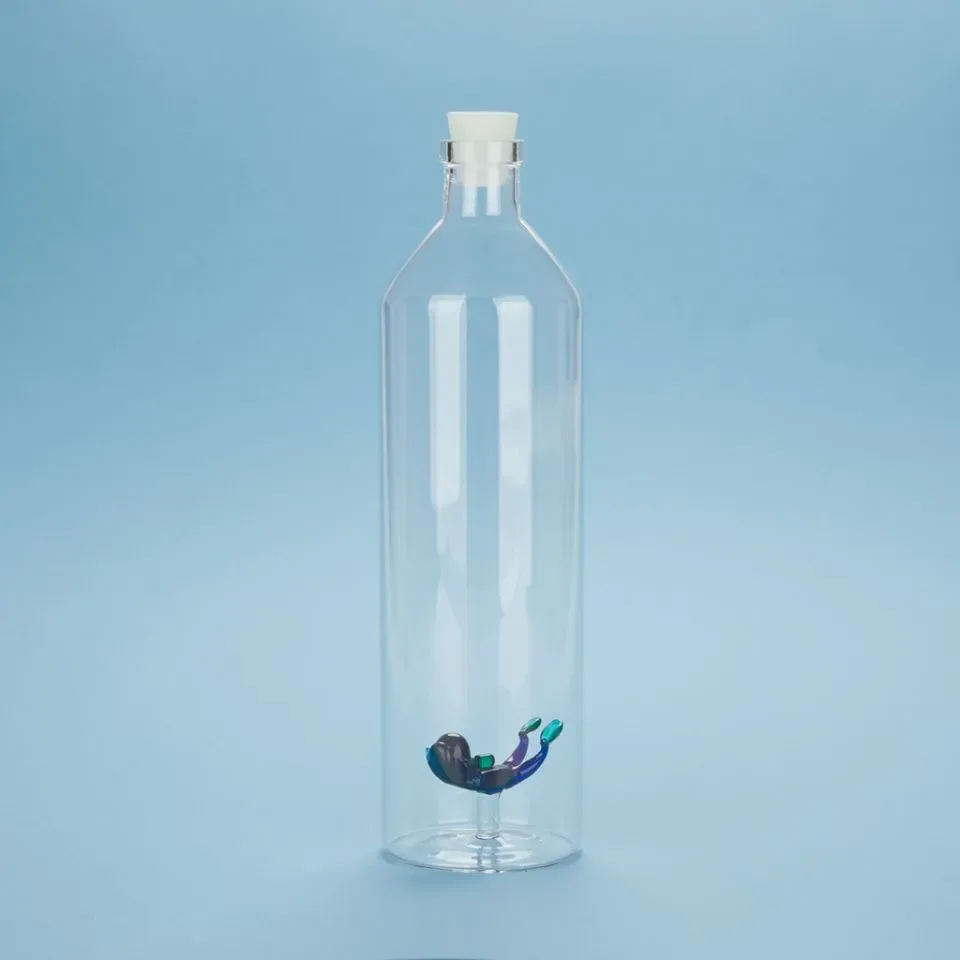 Balvi Waterfles Karaf Scuba 1.2L Glas