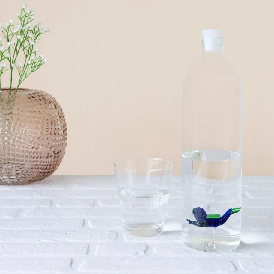Balvi Waterfles Karaf Scuba 1.2L Glas
