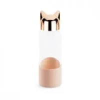 Fles Kat 350 ml gouden borosilicaat Balvi