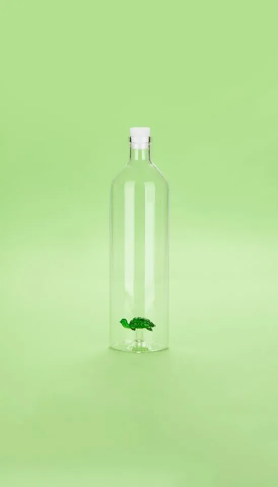 Balvi Waterfles Karaf Schildpad 1.2 L Glas