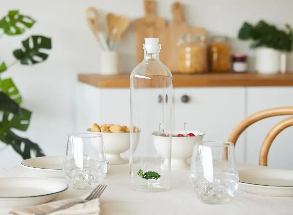 Balvi Waterfles Karaf Schildpad 1.2 L Glas