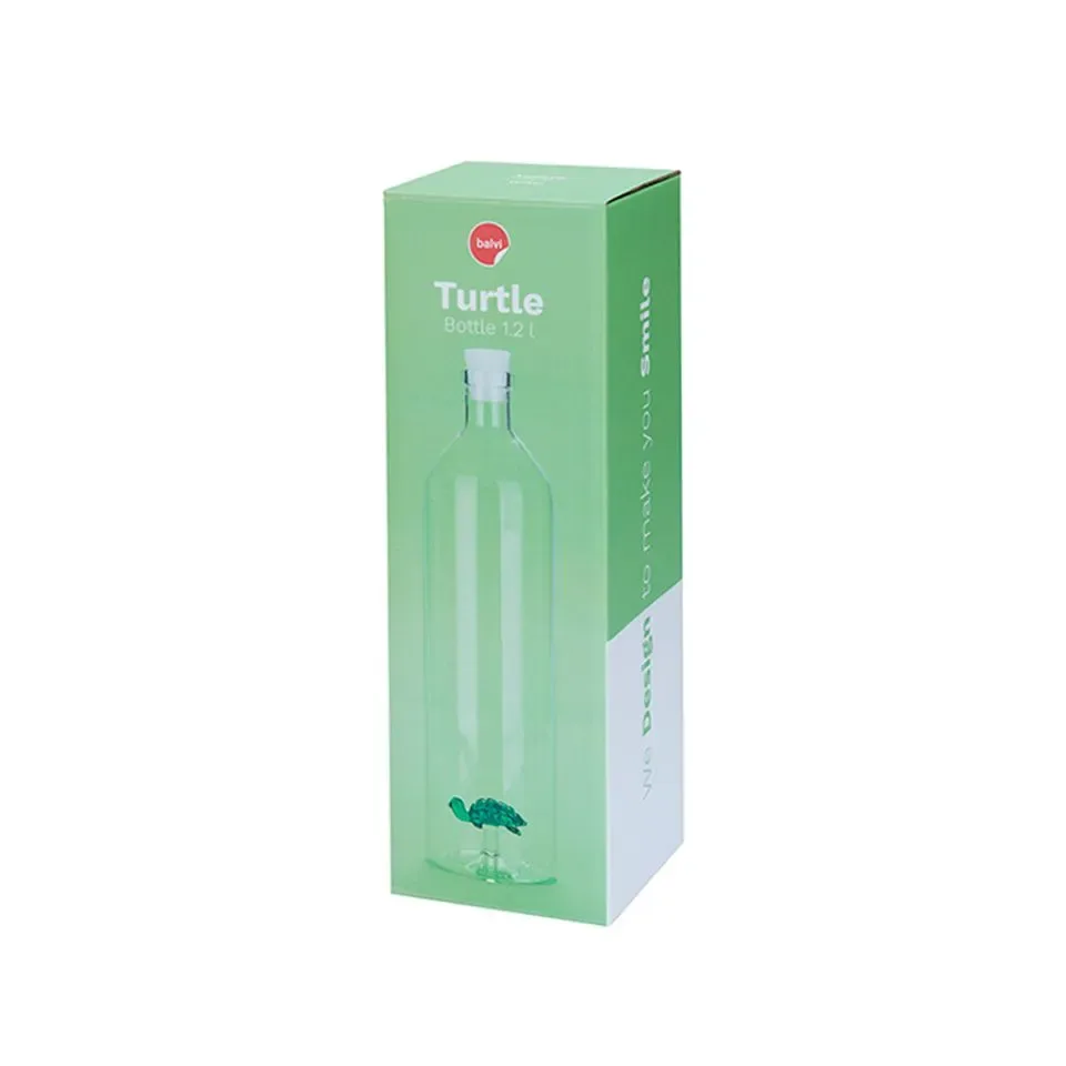 Balvi Waterfles Karaf Schildpad 1.2 L Glas