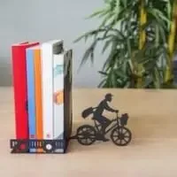 Boekensteun Postman Metaal Zwart Balvi