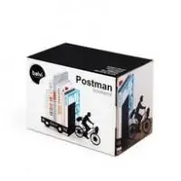 Boekensteun Postman Metaal Zwart Balvi