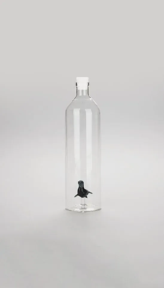 Balvi Waterfles Karaf Zeehond 1.2L Glas