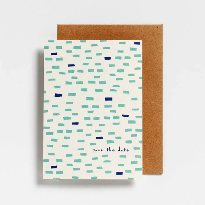 Hello August Save The Date Uitnodiging set van 6 stuks