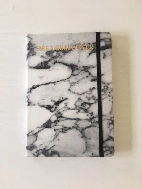 Notitieboek marmeren stijl wit A5 XD Design