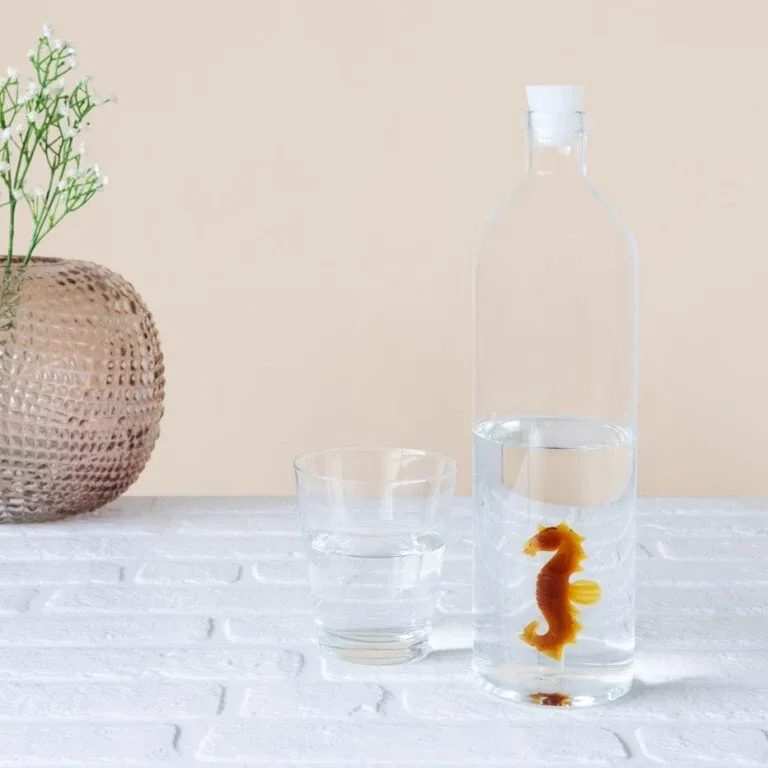 Waterfles Karaf Zeepaard 1.2L Glas BALVI