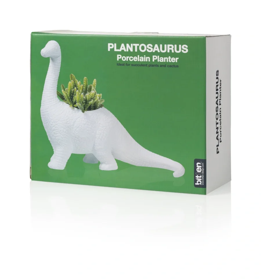 Bitten Bloempot Dinosaurus Plantosaurus