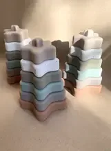 Leo et Lea Baby Speelgoed Stapeltoren Sterren Silicone