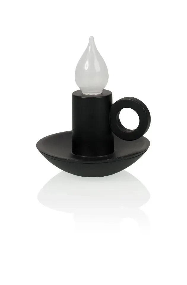 Bitten Design Lamp Kandelaar Zwart Oplaadbaar