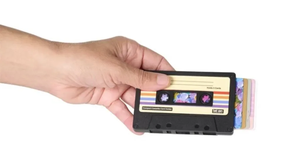 Bitten Design Kaarthouder Cassette Retro