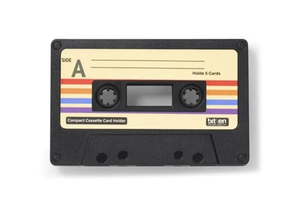 Bitten Design Kaarthouder Cassette Retro