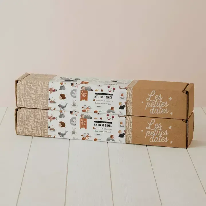 Les Petites Dates My First Times Baby Poster met Stempel