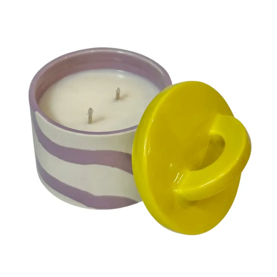 Maegen Geurkaars Pablo Water Lotus & Rose Lilac Yellow