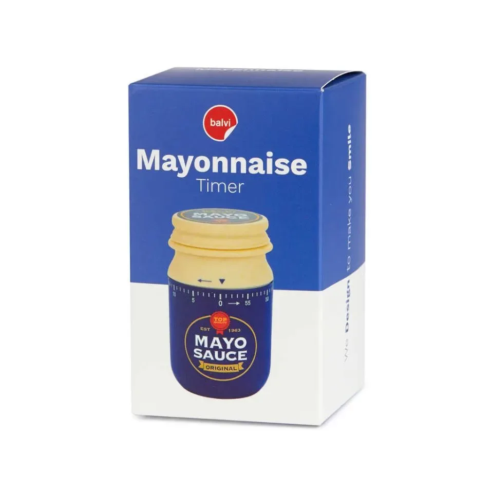 Balvi Kookwekker Keukentimer Mayonnaise Blauw