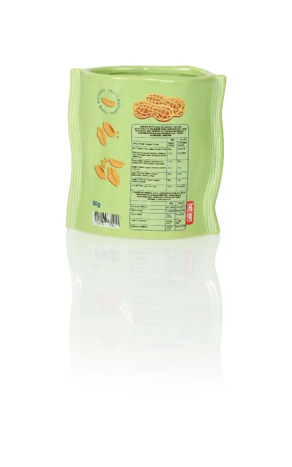 Bitten Design Bloempot Snack Schaal Chips Zak Keramiek