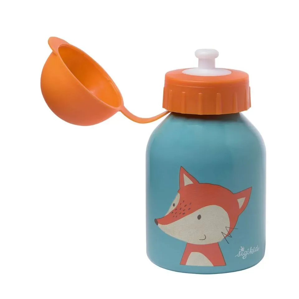 Sigikid Drinkfles Kinderen Vos 250 ml RVS