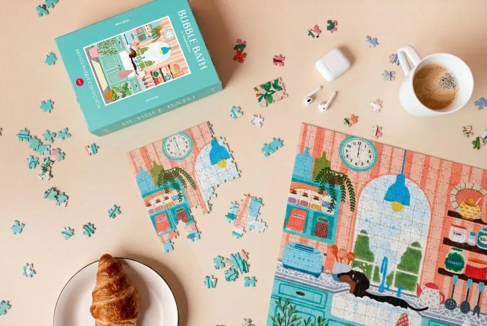 Balvi | Puzzel Hond Bubbelbad 1000 Stuks