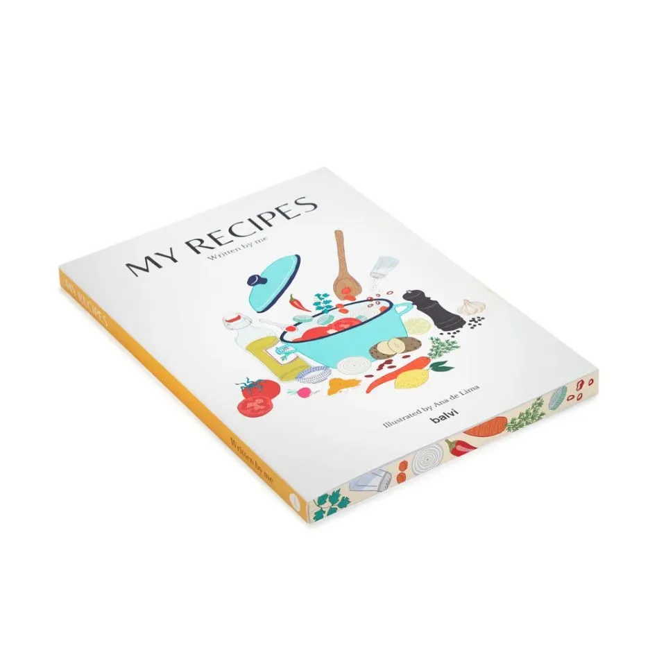 Balvi Notebook A5 Mijn Recepten My Recipes Notitieboek