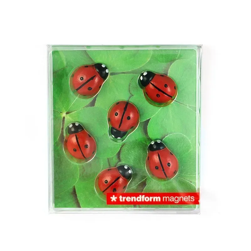 Trendform Magneten Lieveheersbeestjes Set van 6 Stuks
