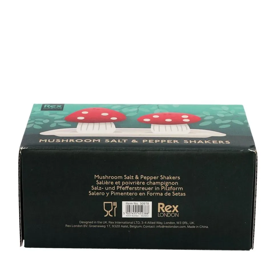 Rex London Peper- en Zoutstel Paddenstoelen