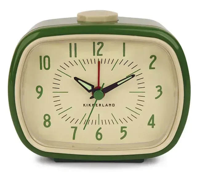 Kikkerland Wekker Retro Groen