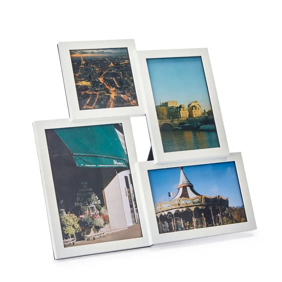 Balvi Fotolijst Fotokader Multi x4 Wit Isernia