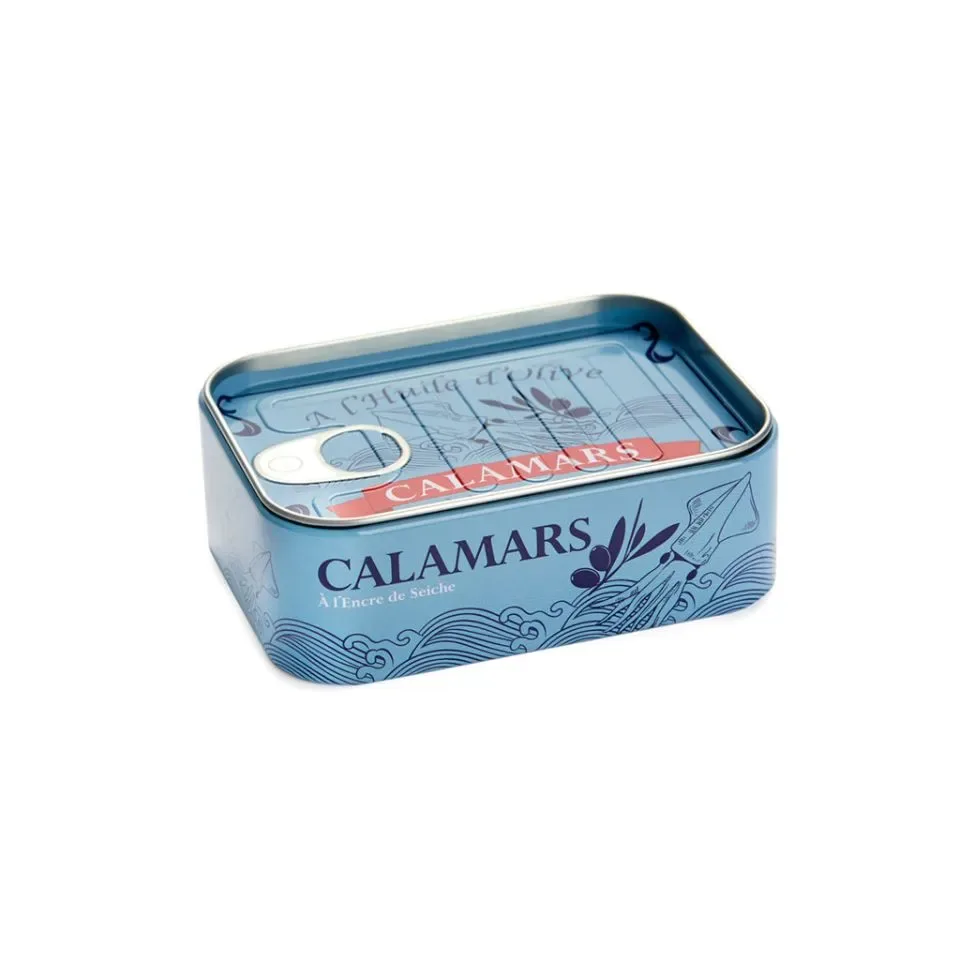 Balvi Cocktailprikkers Calamares x6 in Metalen Doos