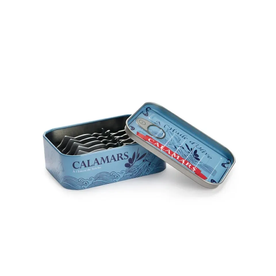 Balvi Cocktailprikkers Calamares x6 in Metalen Doos