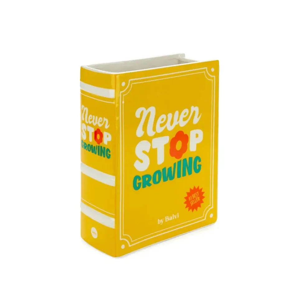 Balvi Vaas Boek Geel Keramiek