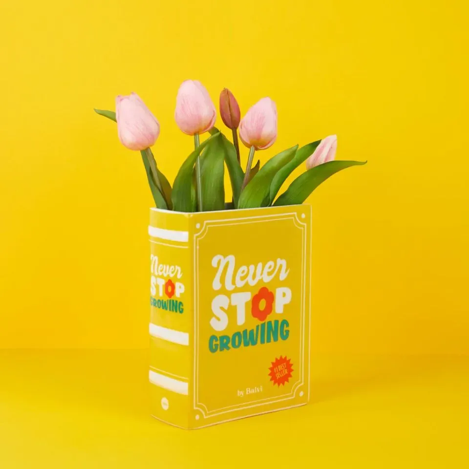 Balvi Vaas Boek Geel Keramiek