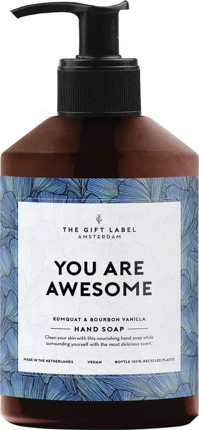 The Gift Label Handzeep You Are Awesome