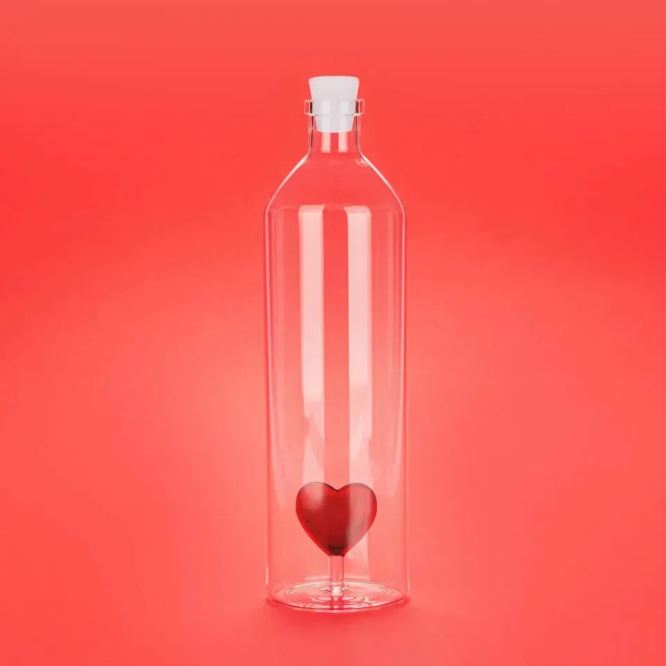 Waterfles Atlantis Love Hart Rood 1.2L Balvi