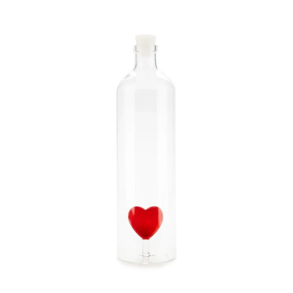 Waterfles Atlantis Love Hart Rood 1.2L Balvi