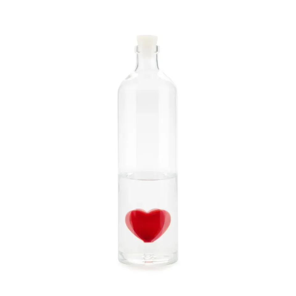 Waterfles Atlantis Love Hart Rood 1.2L Balvi