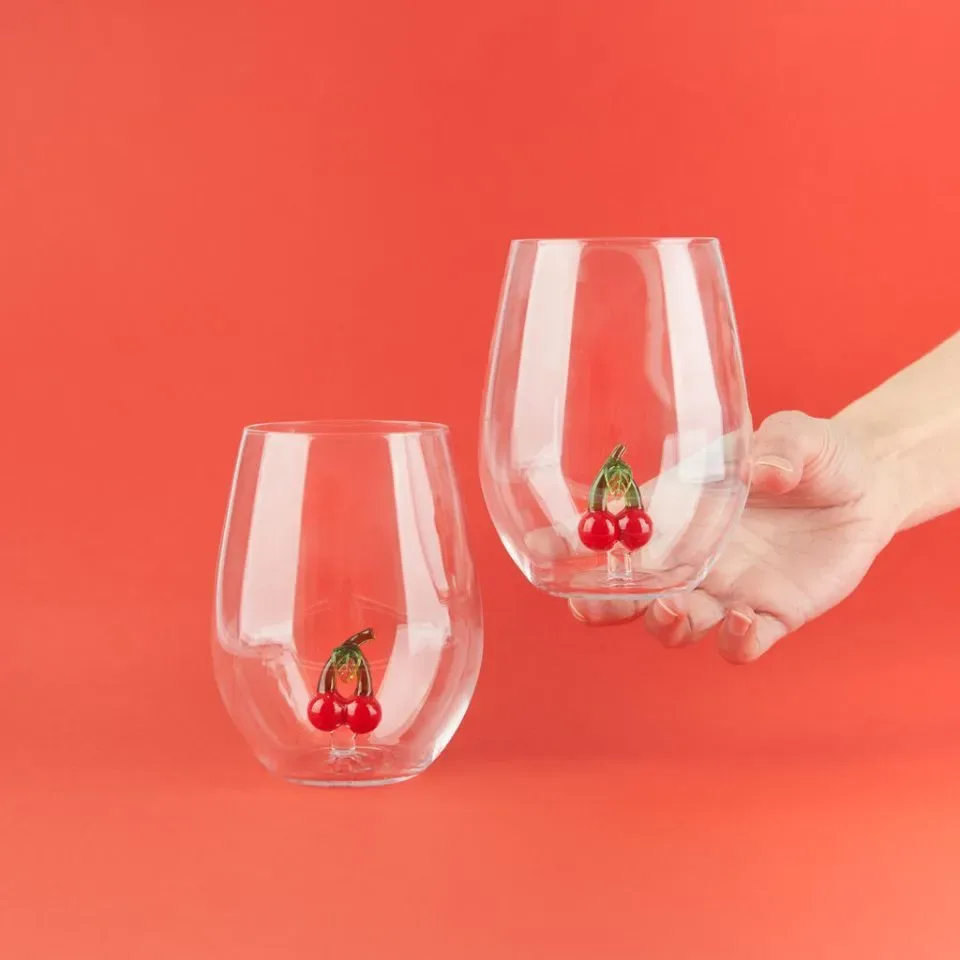 Balvi Glazenset Kers 500ml x2 Glas