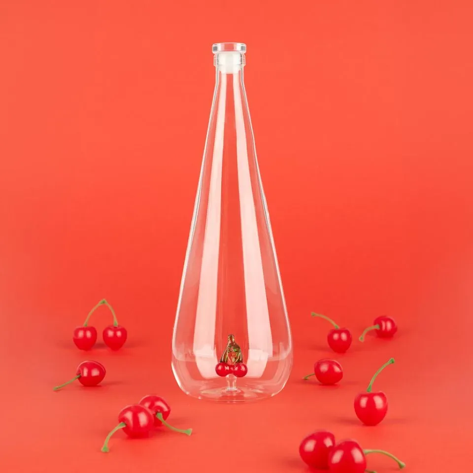 Balvi Waterfles Karaf Kers 1L Glas