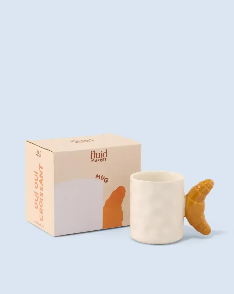 Fluid Market Mok Beker Tas Croissant