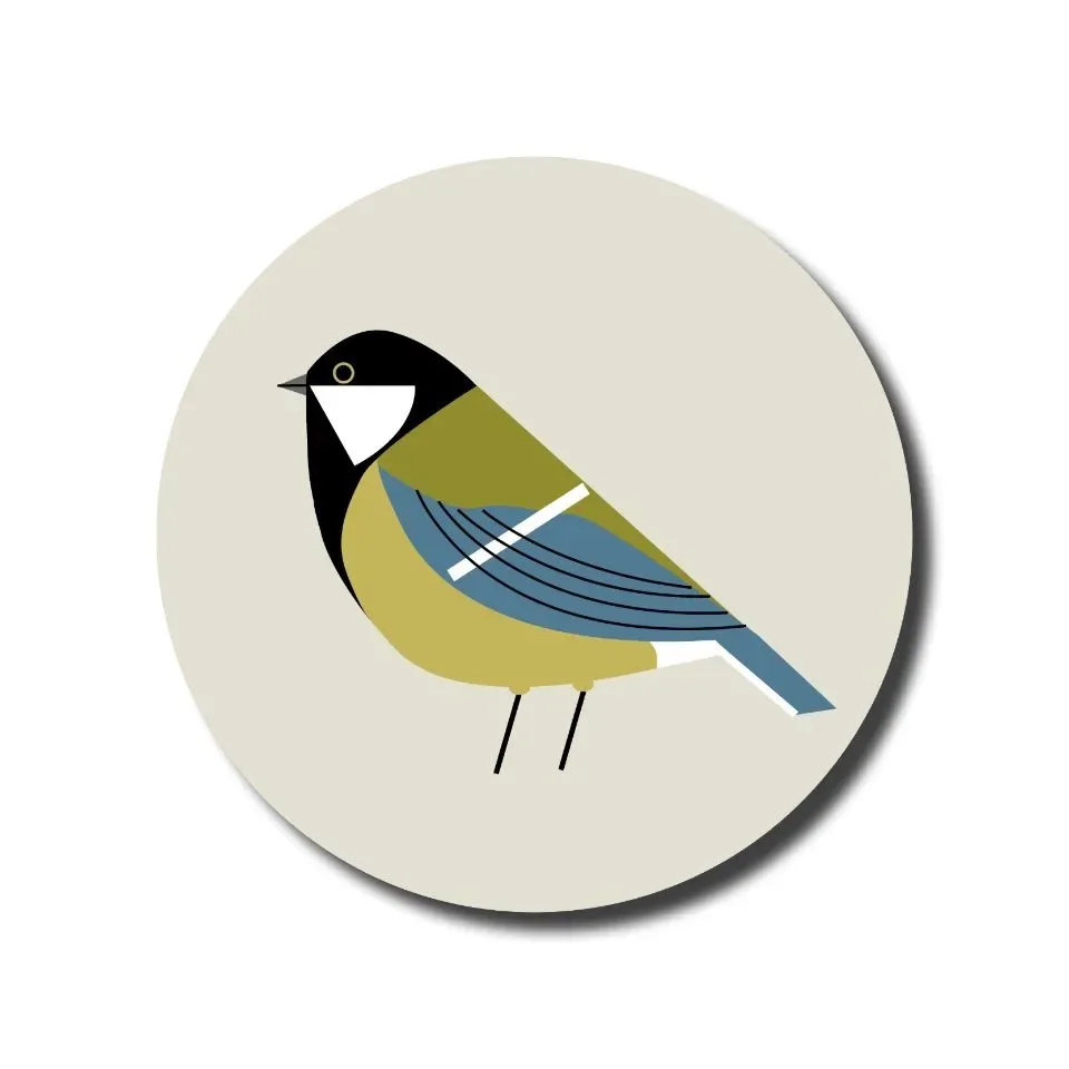 Onderzetters Vogels x4 De Lange Tafel