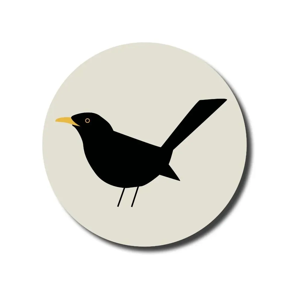 Onderzetters Vogels x4 De Lange Tafel