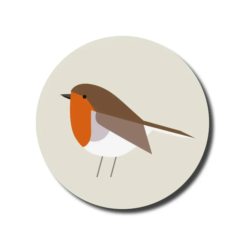 Onderzetters Vogels x4 De Lange Tafel
