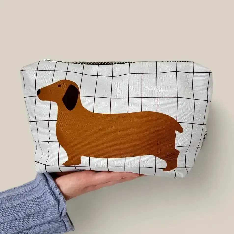 Toilettas Teckel Hond De Lange Tafel
