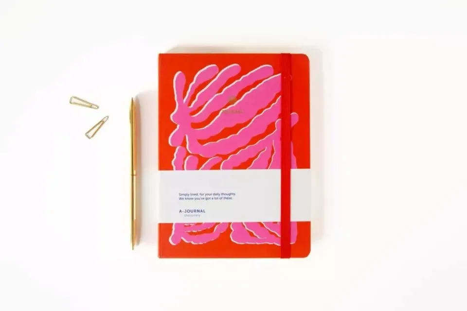 A-Journal | Notitieboek A5 Groovy Pink Gelijnd