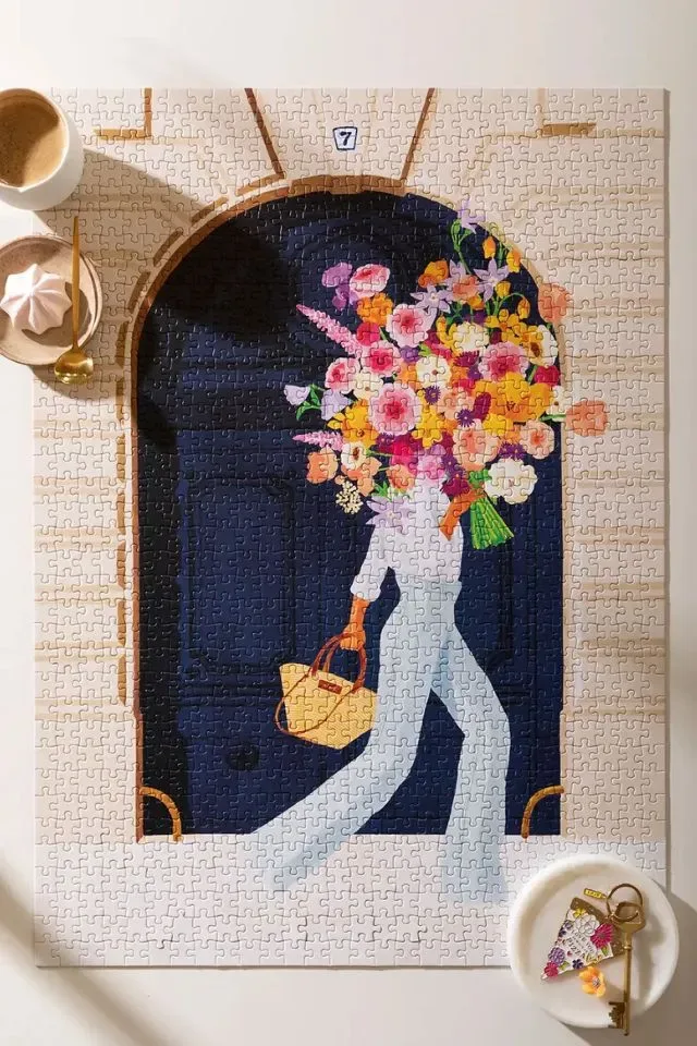 Puzzel Parijse Deur Bloemen | All The Ways To Say ATWS
