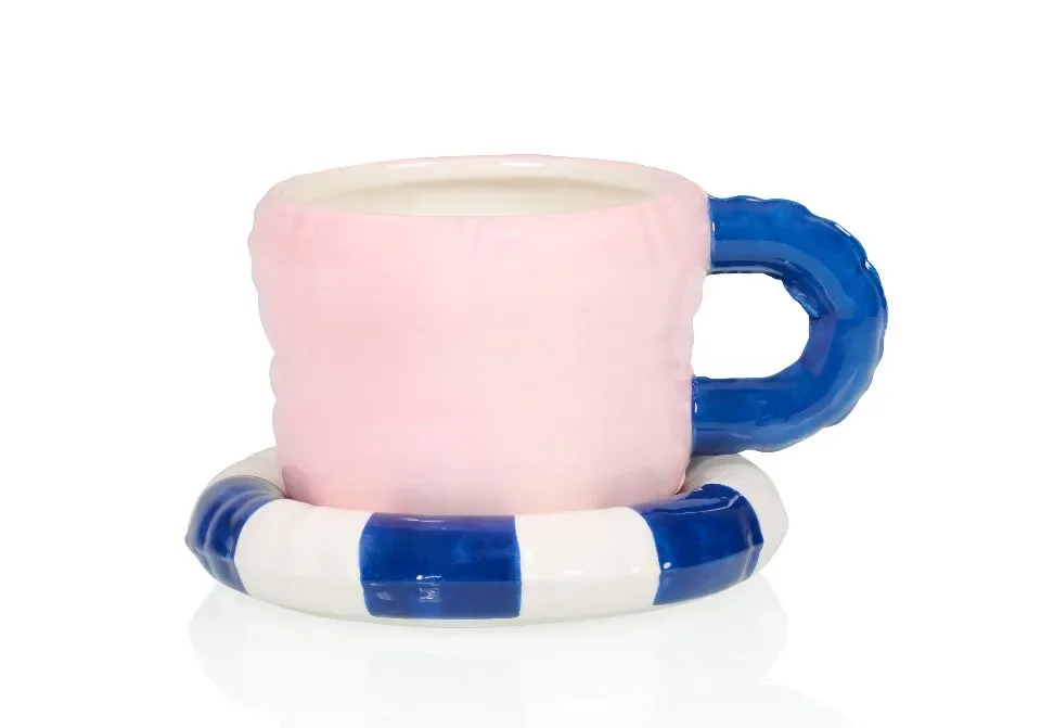 Mok Tas Floaty Blauw | Bitten Design